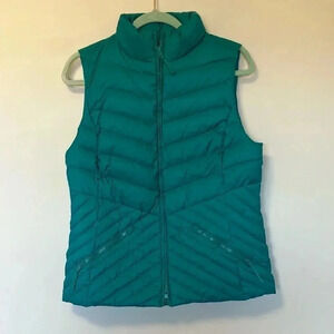 Talbots teal down puffer  vest